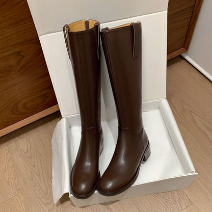 Leather boots women