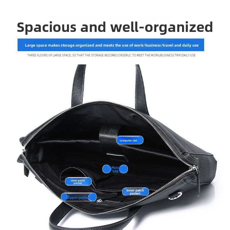 leather briefcase