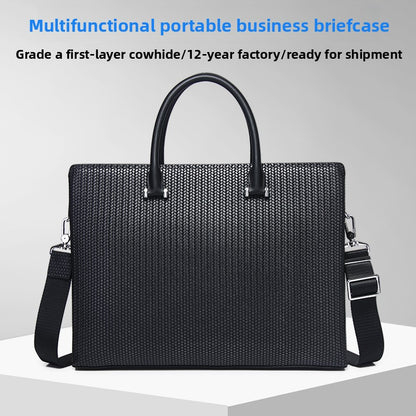 leather briefcase