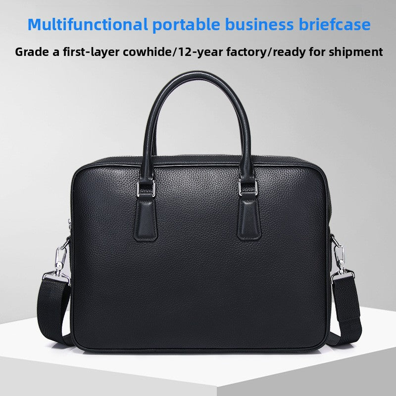 leather briefcase