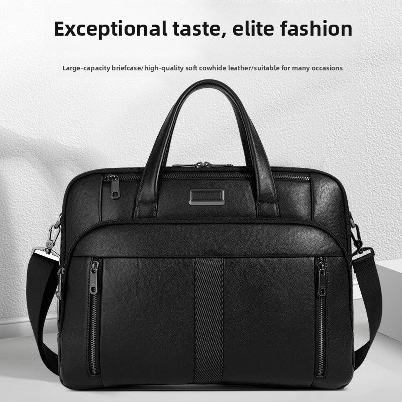 Leather briefcase
