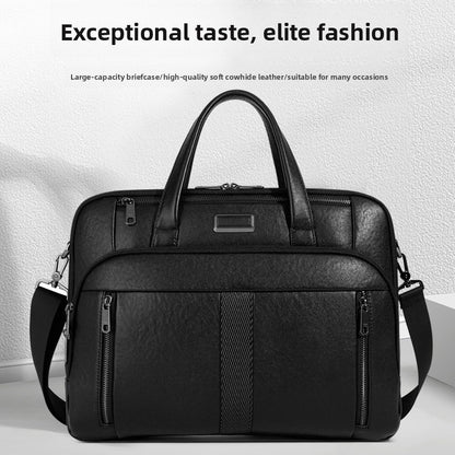 Leather briefcase