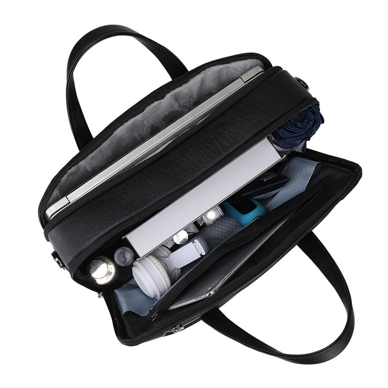 Leather briefcase