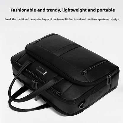 Leather briefcase