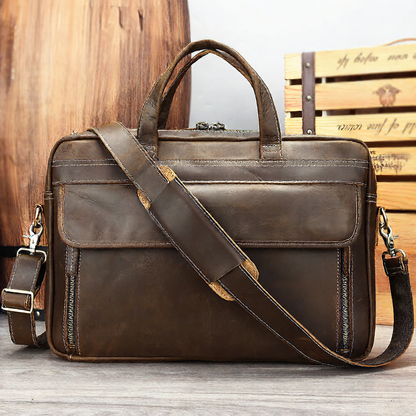leather briefcase