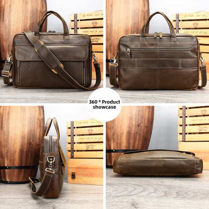 leather briefcase
