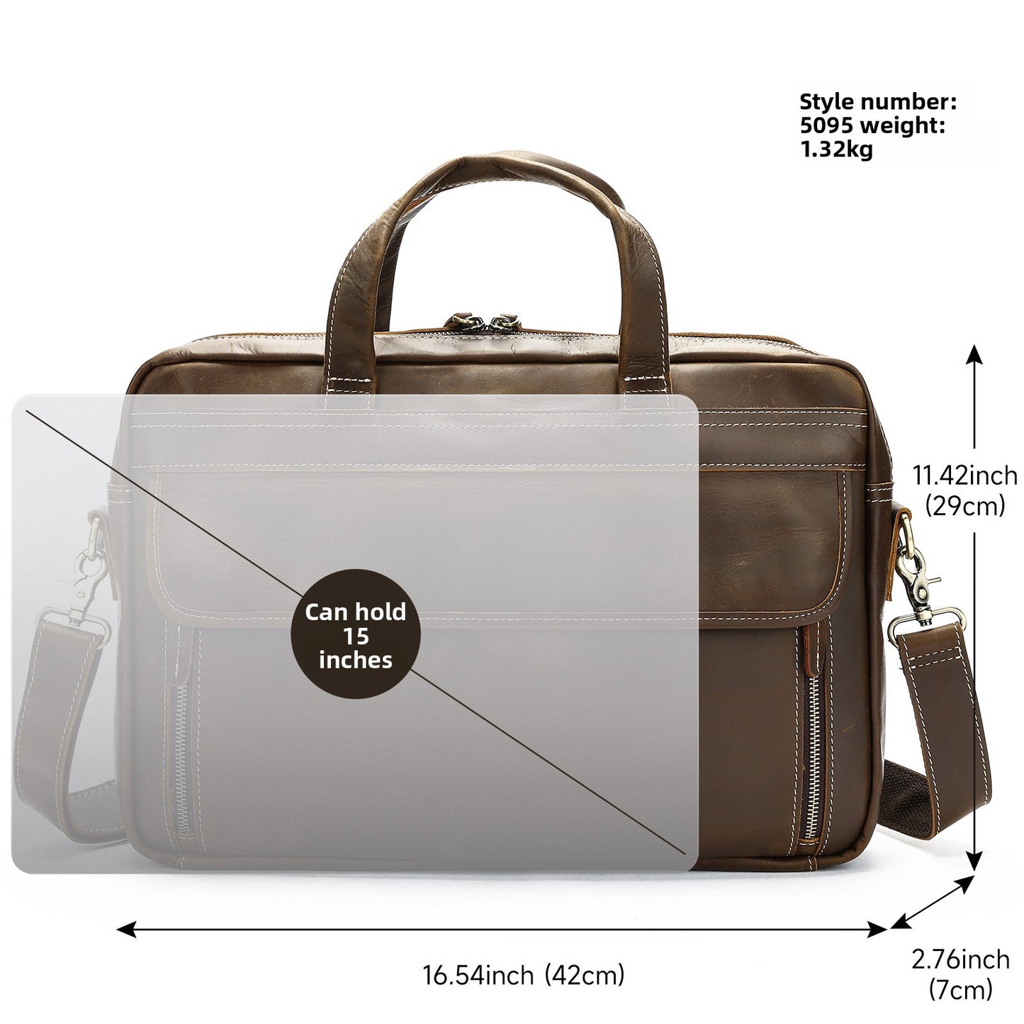 leather briefcase