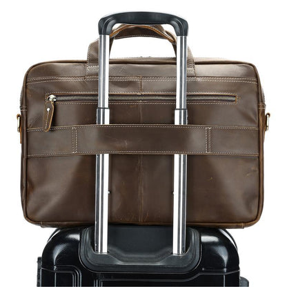 leather briefcase