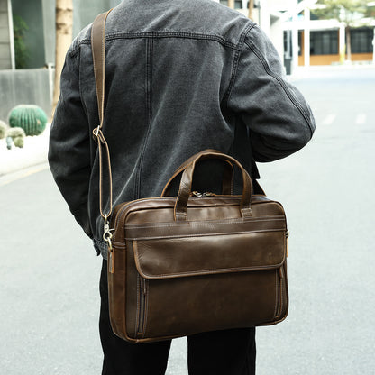 leather briefcase