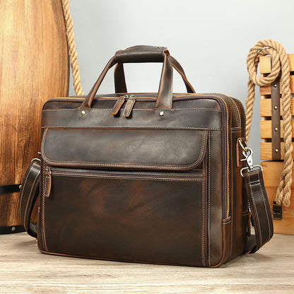 leather briefcase