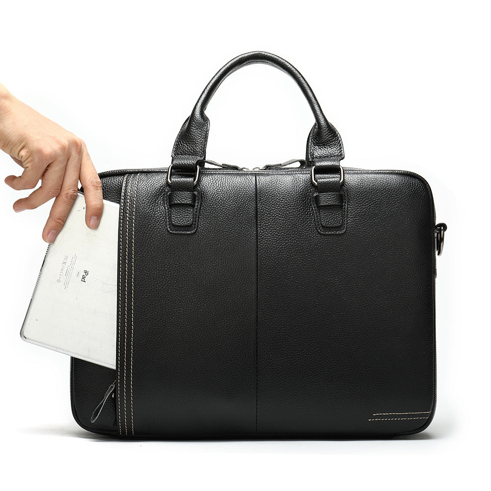 Leather briefcase