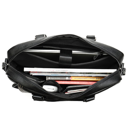 Leather briefcase