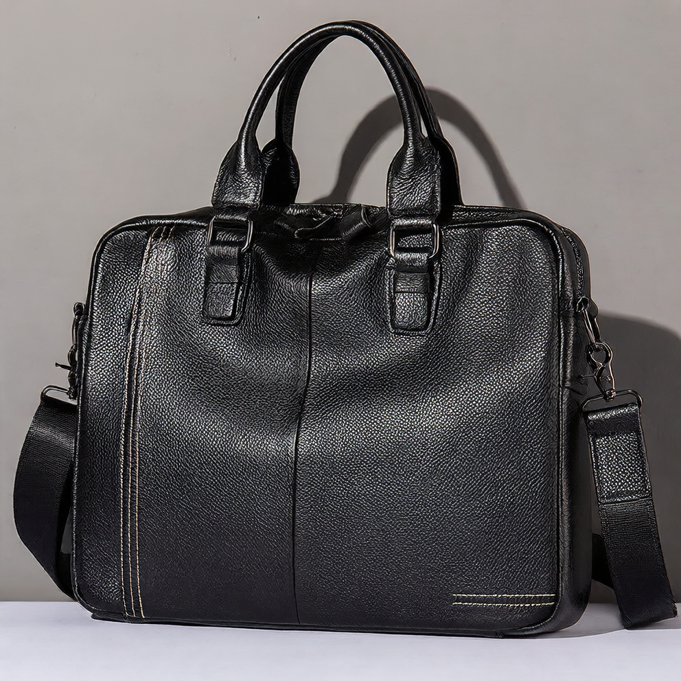 Leather briefcase