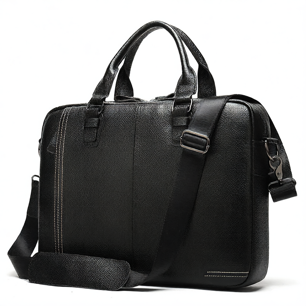 Leather briefcase