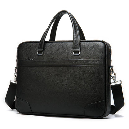 Leather briefcase