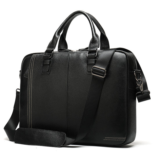 Leather briefcase