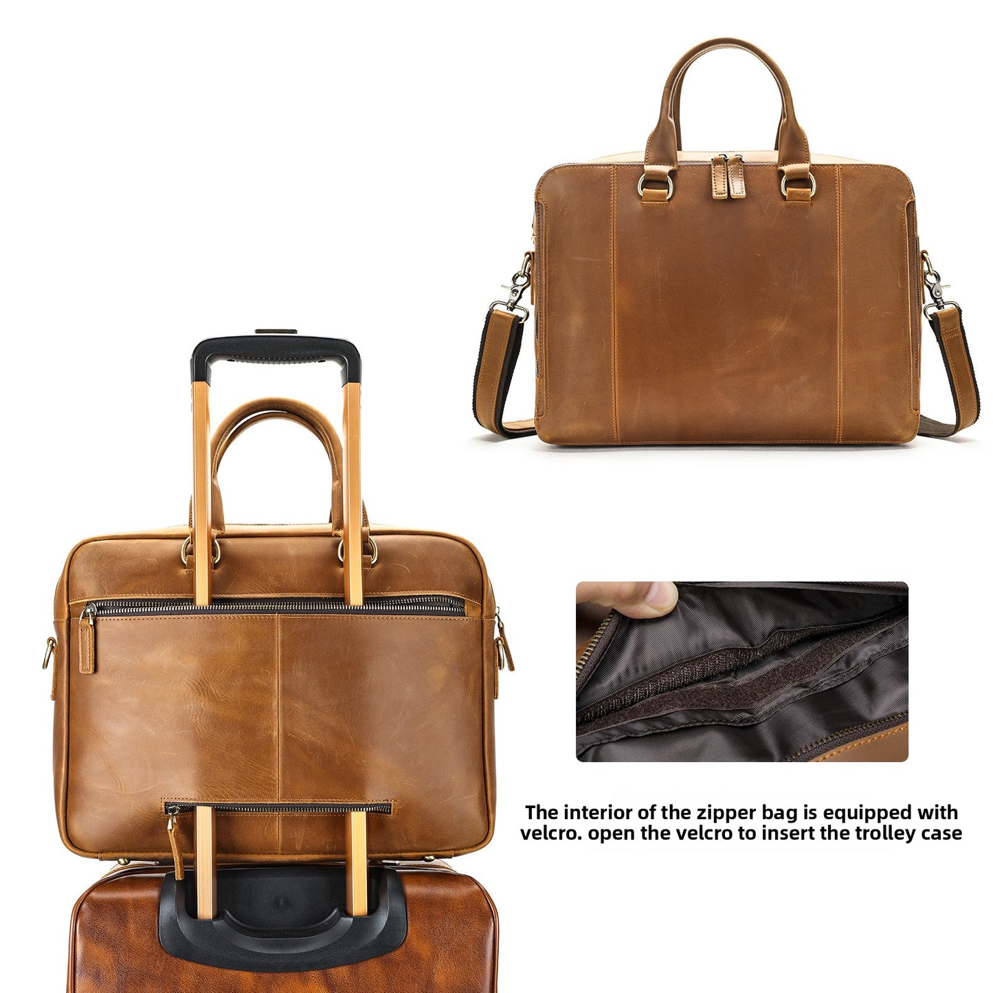 leather briefcase