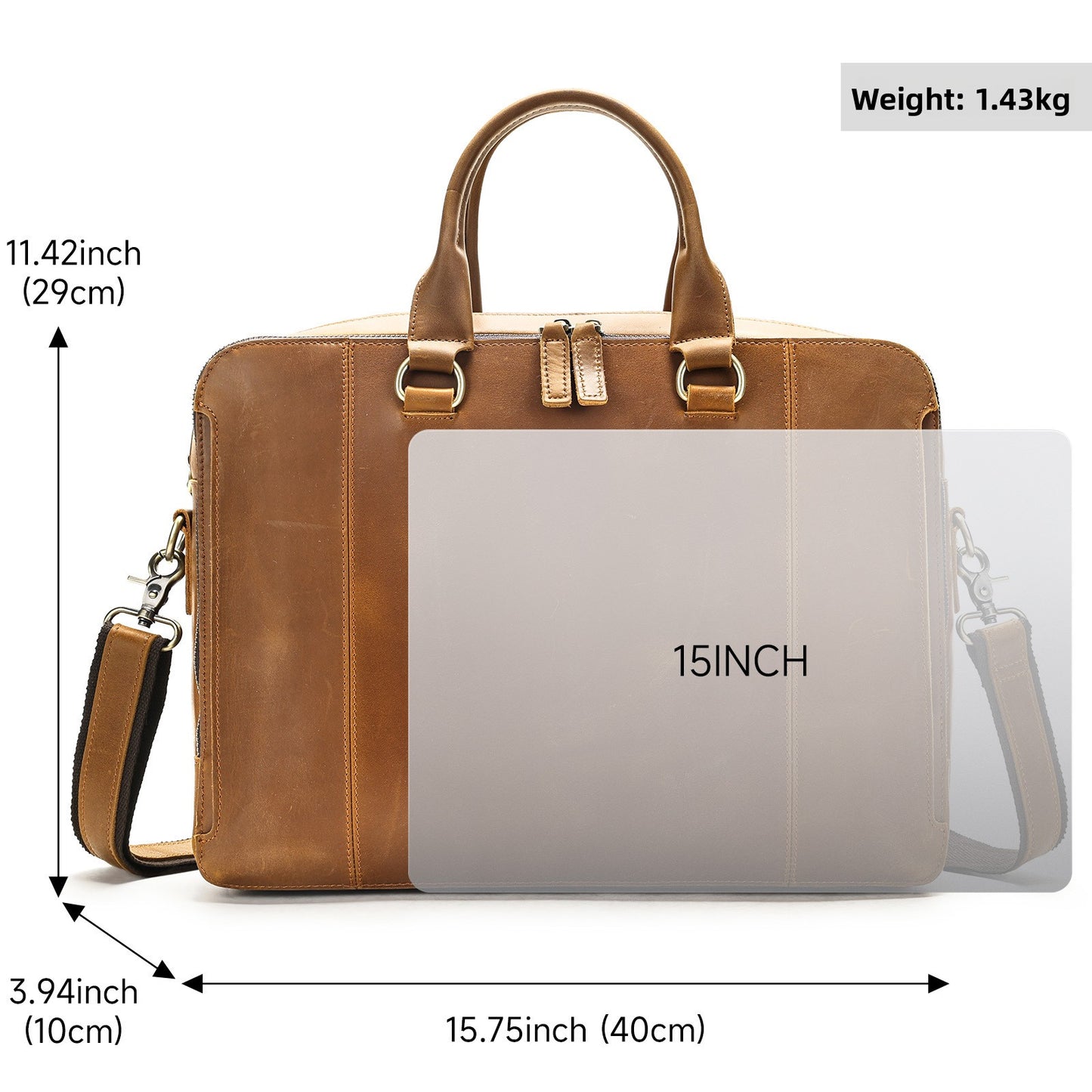 leather briefcase