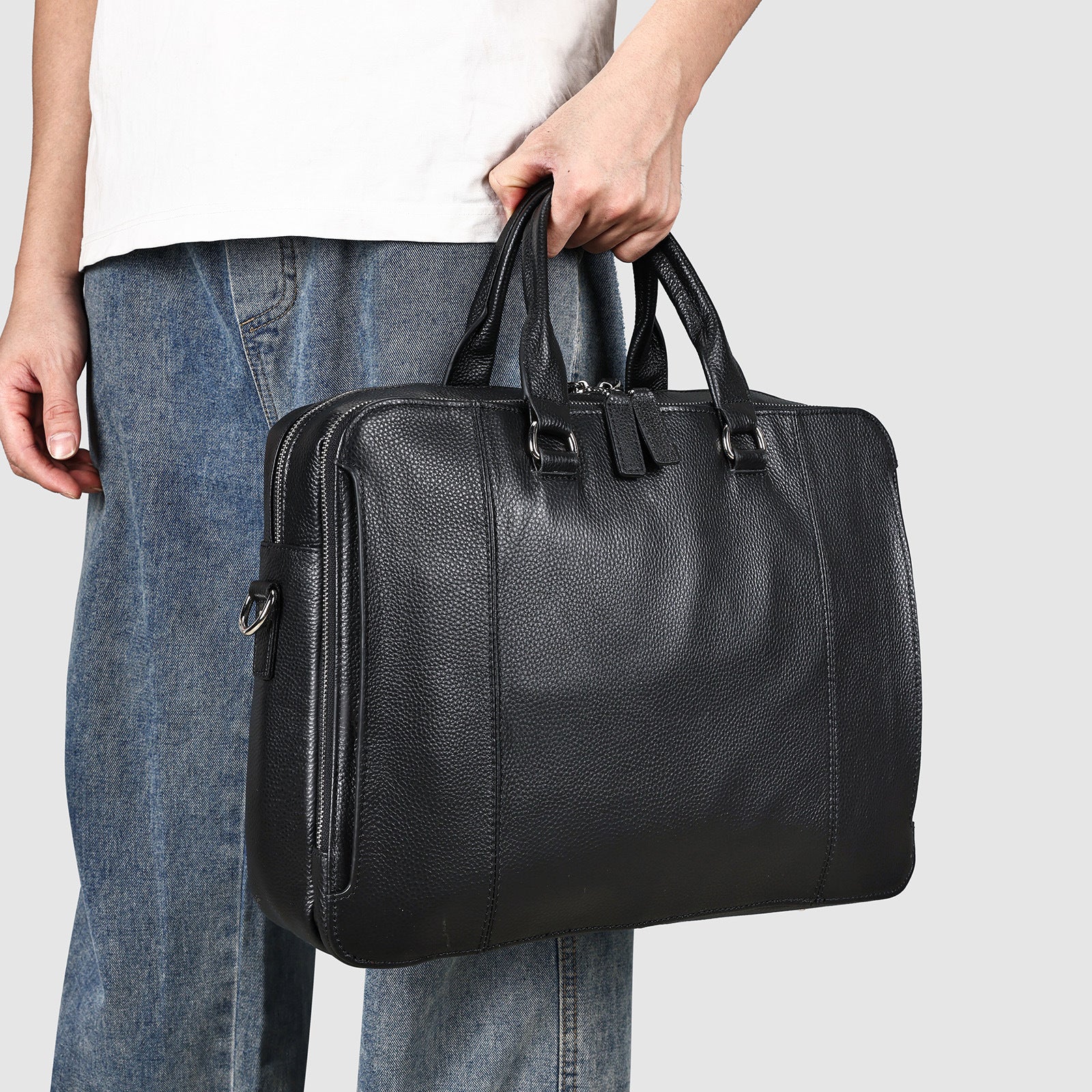 leather briefcase