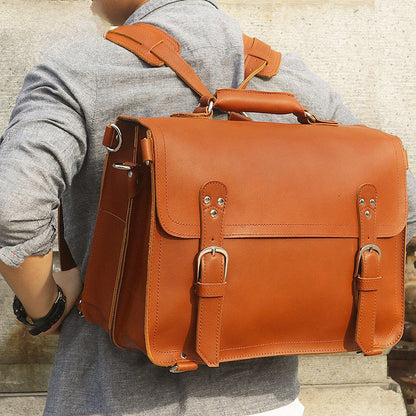 Leather briefcase