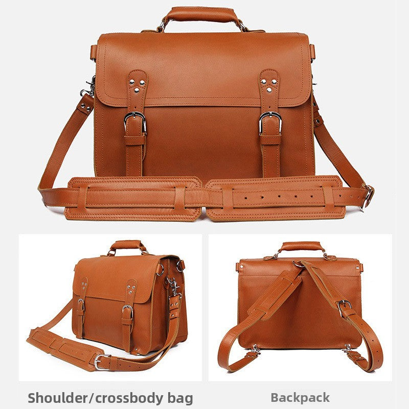 Leather briefcase