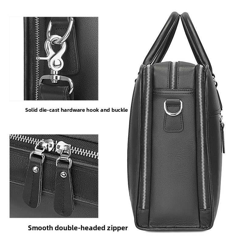leather briefcase