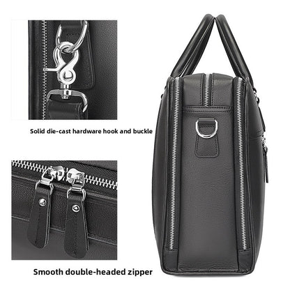 leather briefcase
