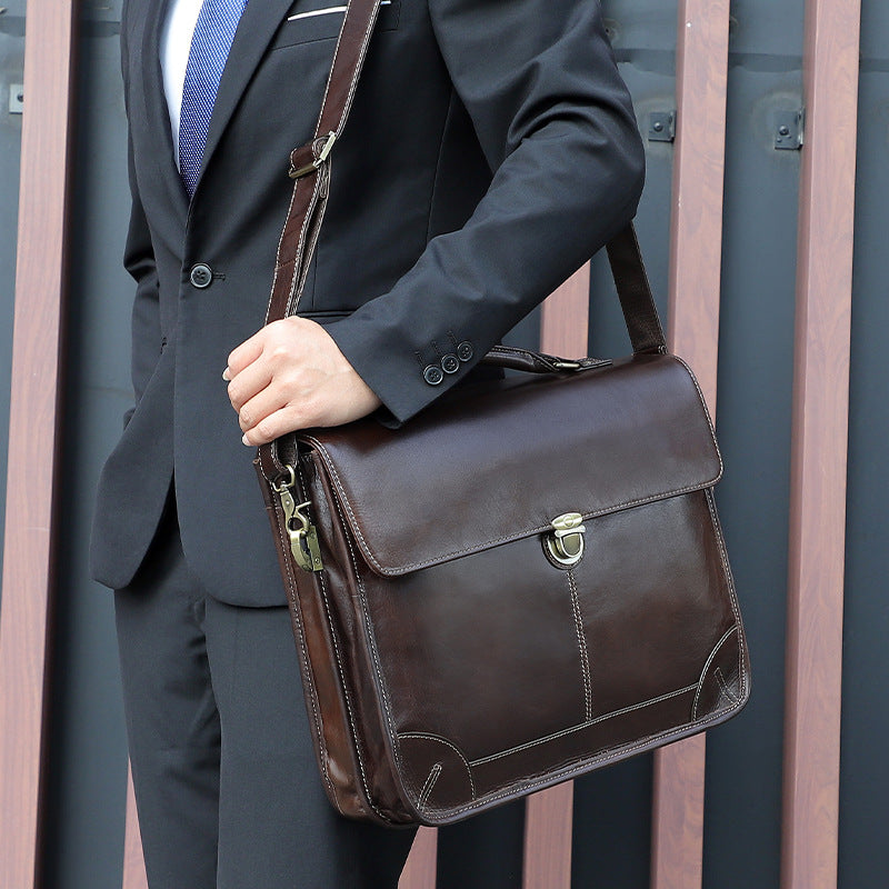 leather briefcase