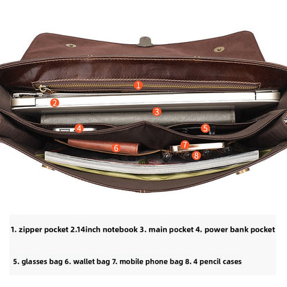 leather briefcase