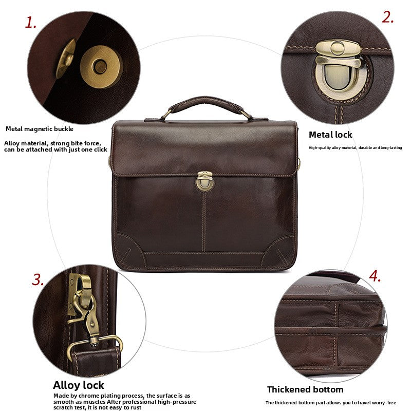 leather briefcase
