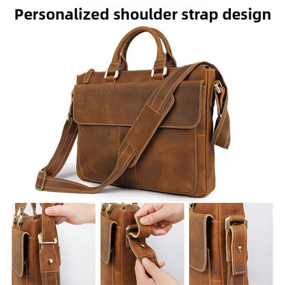 leather briefcase