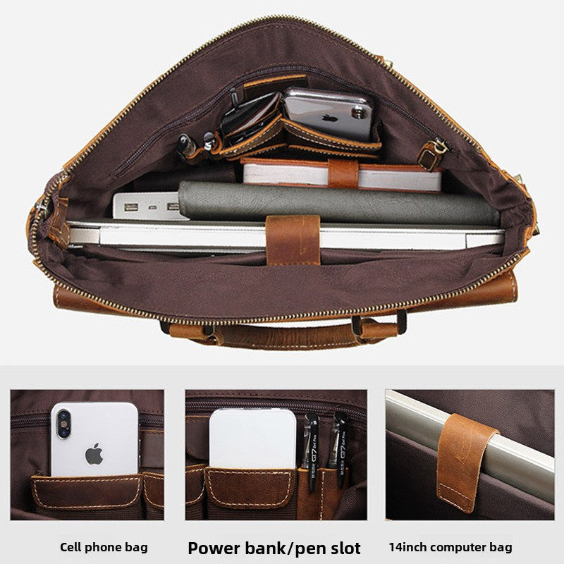 leather briefcase