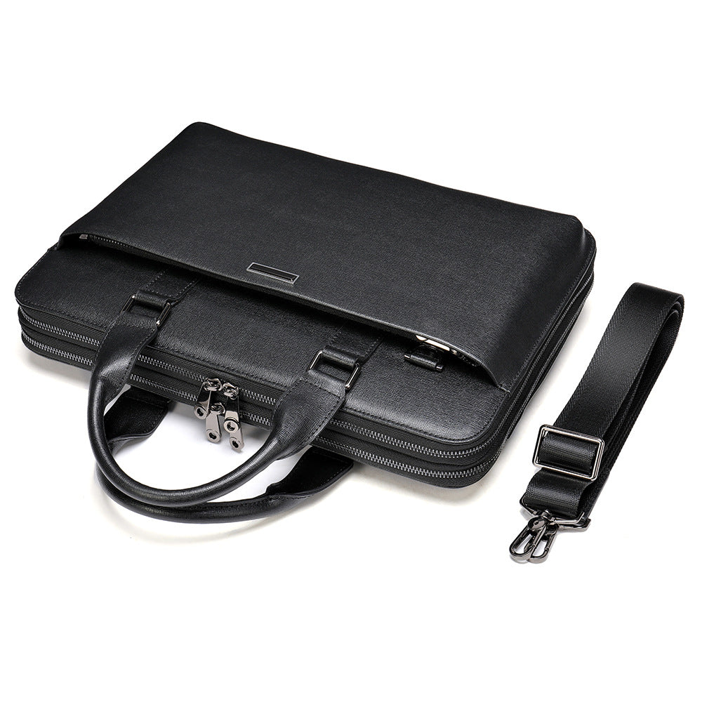 Leather briefcase