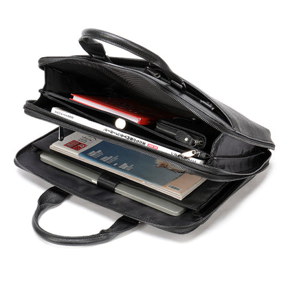 Leather briefcase