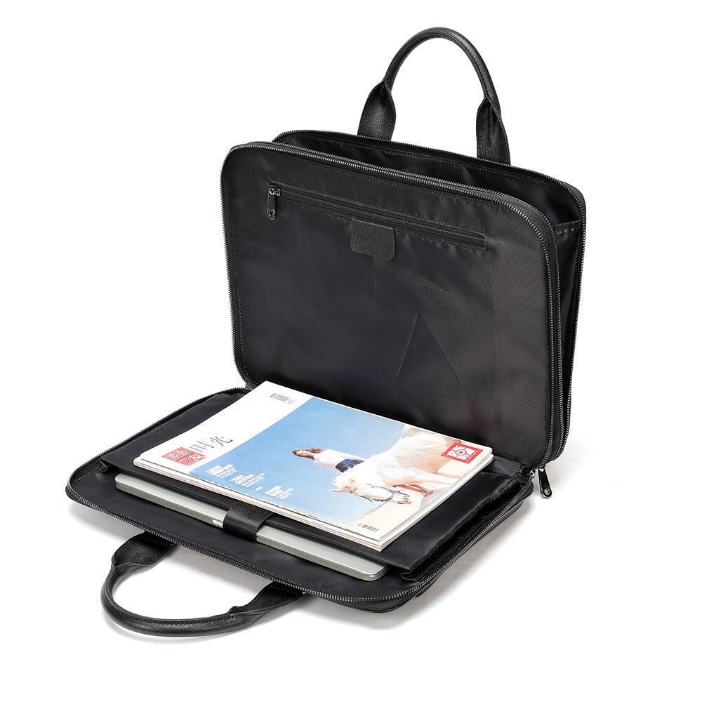 Leather briefcase