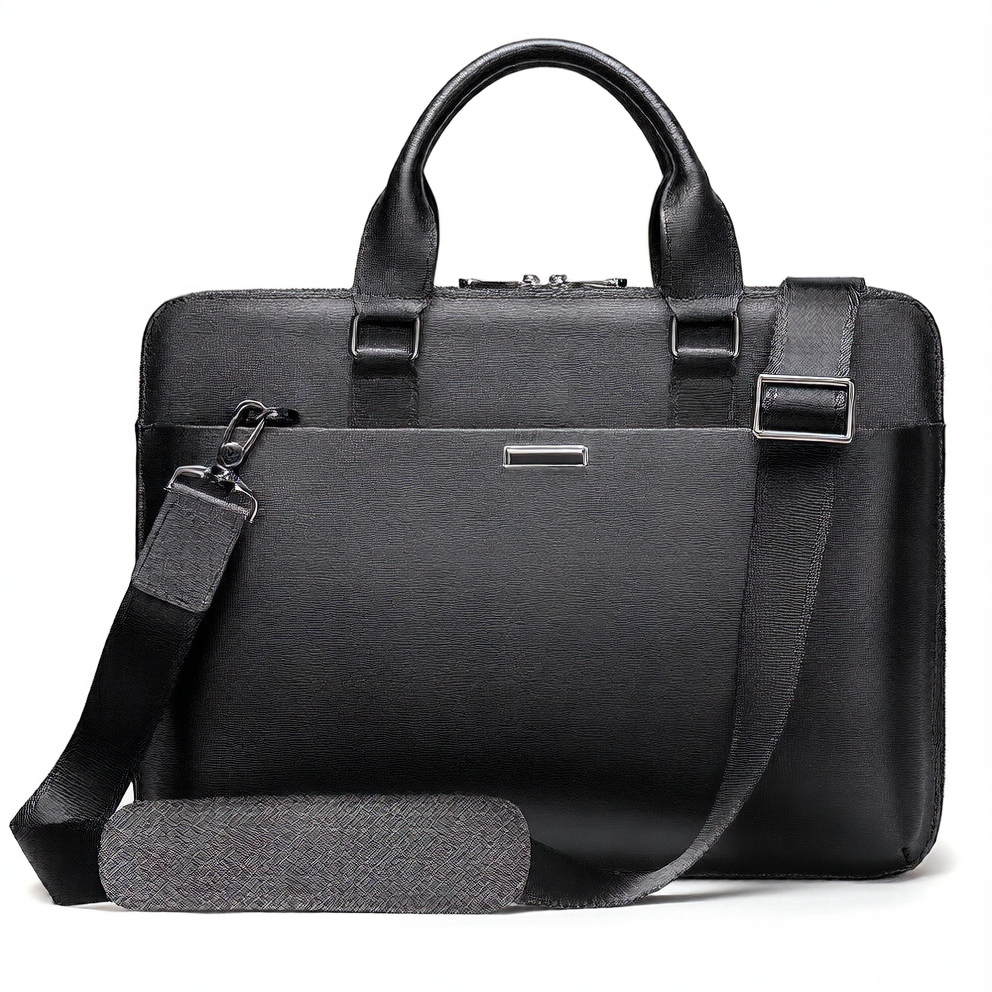 Leather briefcase