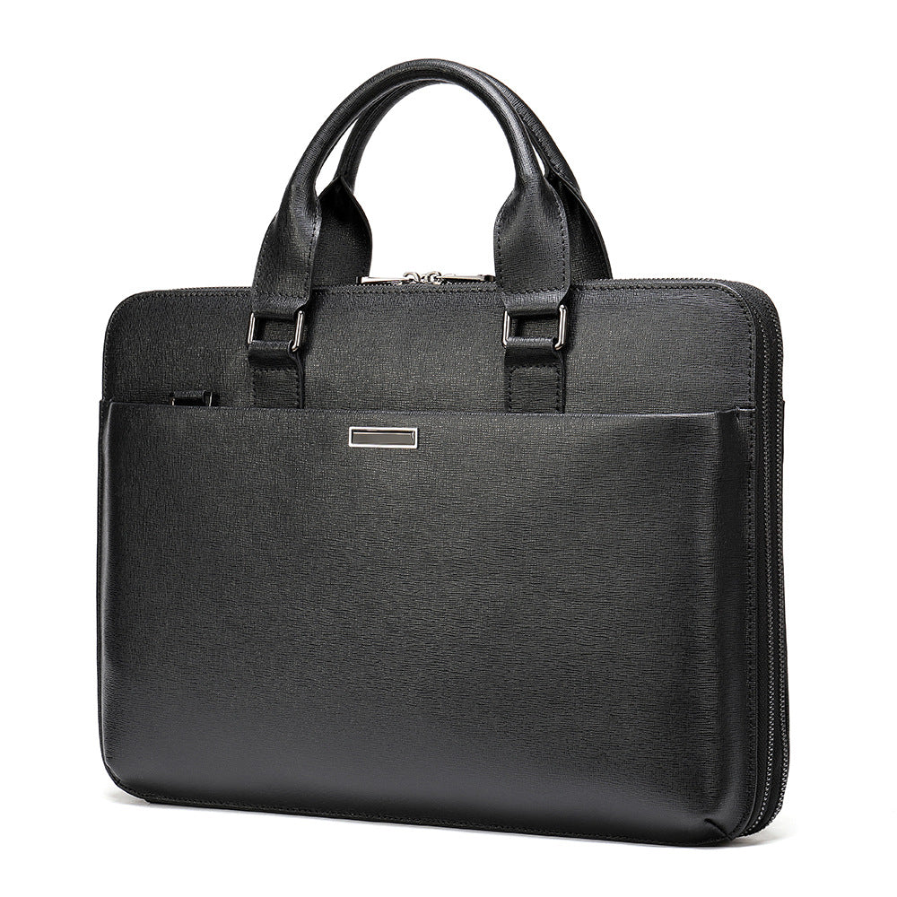 Leather briefcase