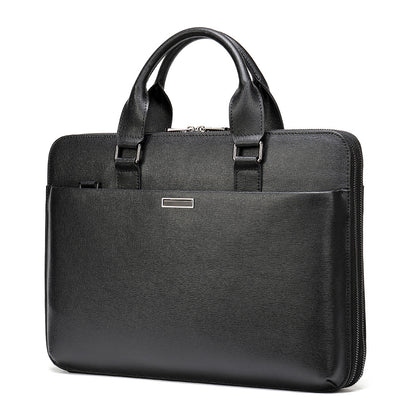 Leather briefcase
