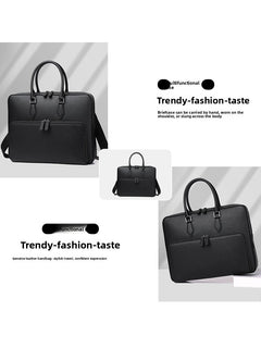 Black Full-Grain Leather