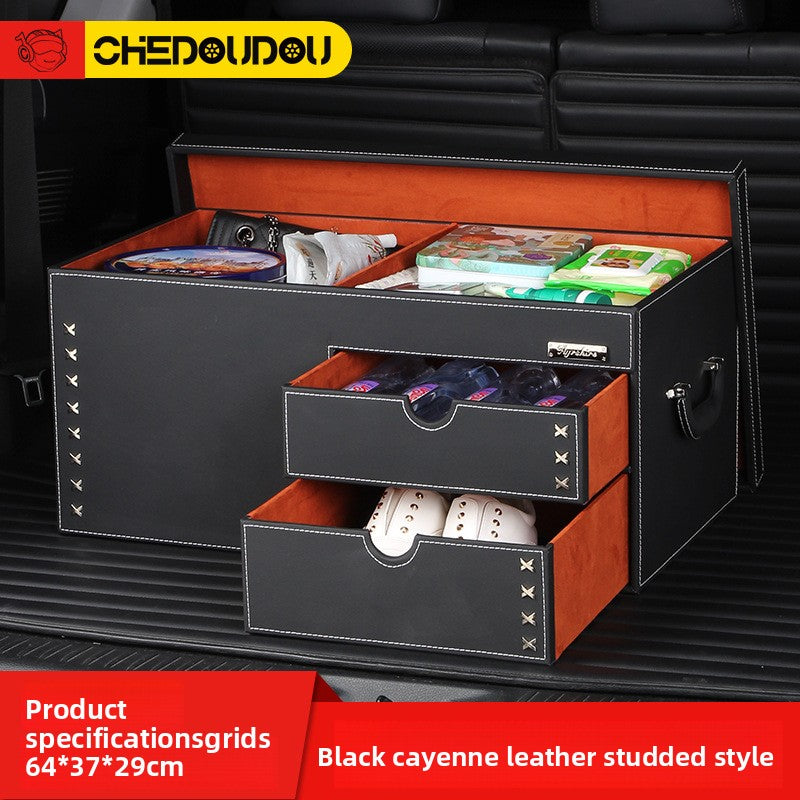 Leather Car Storage Box