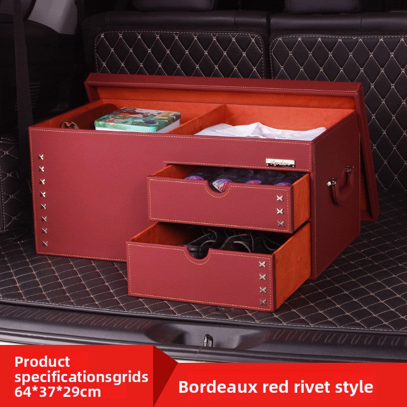 Leather Car Storage Box