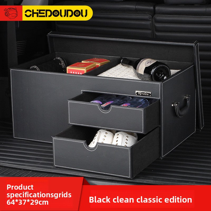 Leather Car Storage Box