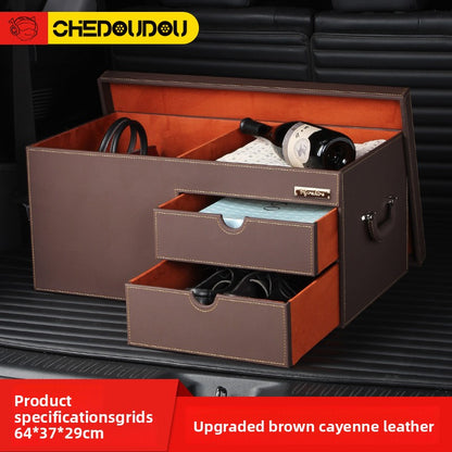 Leather Car Storage Box
