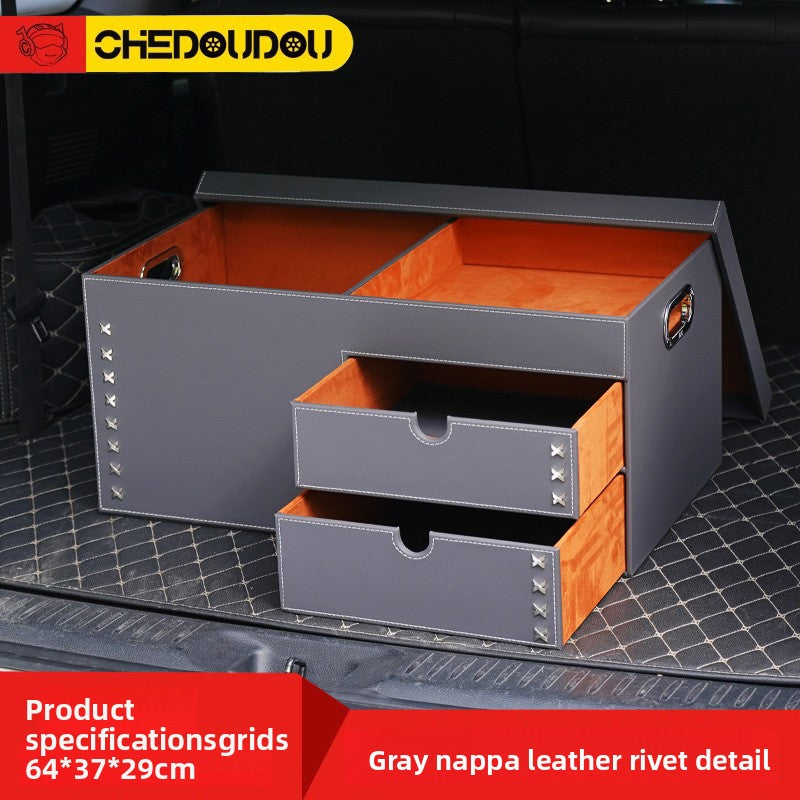 Leather Car Storage Box