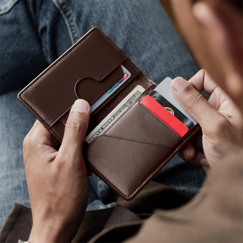 leather card holder