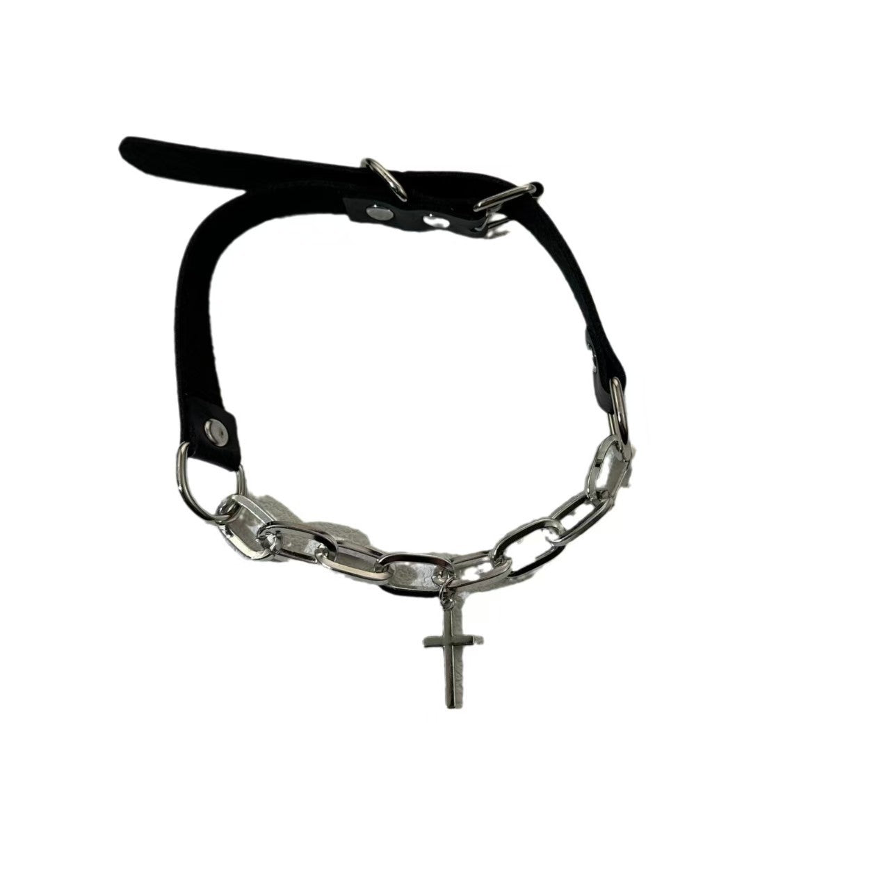 leather choker necklace