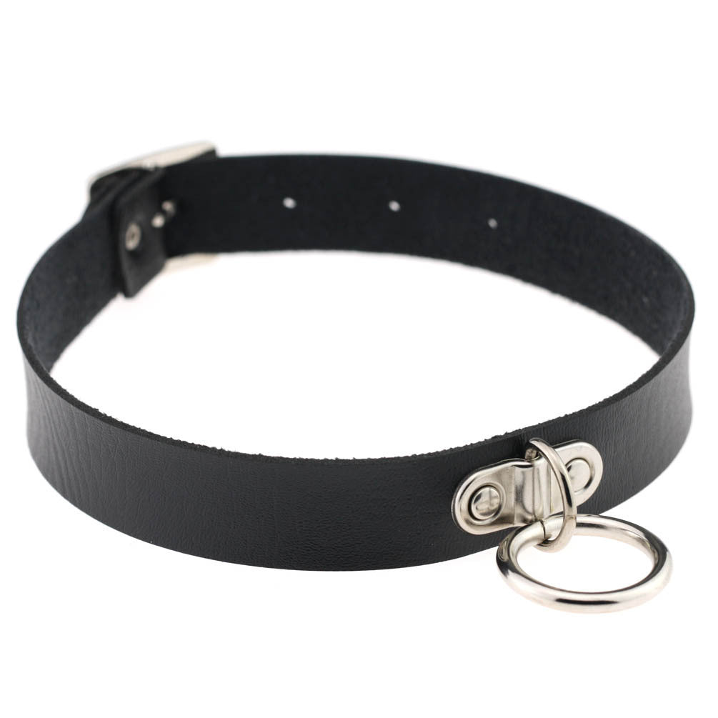 Leather Choker Necklace