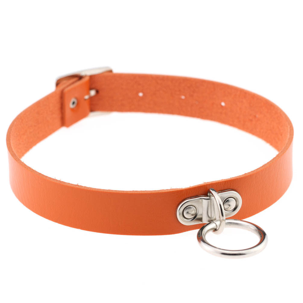 Leather Choker Necklace