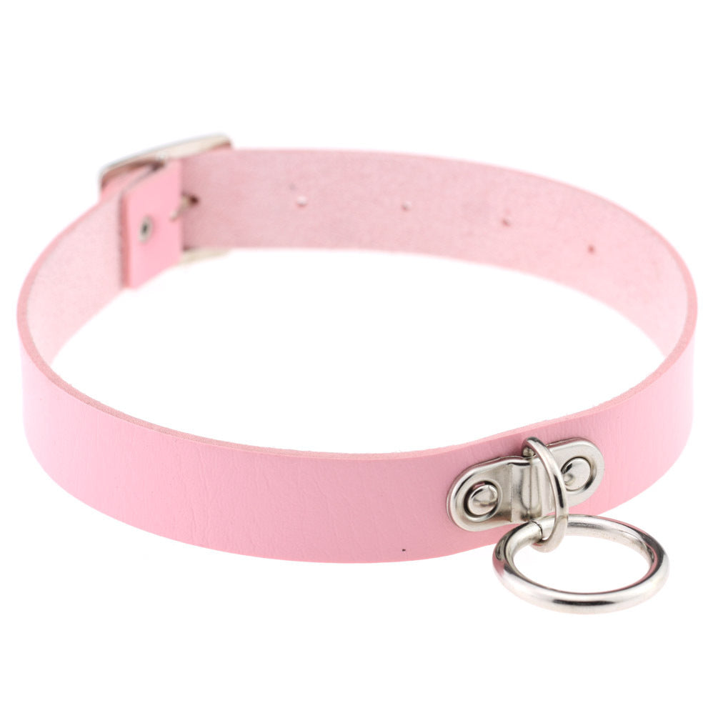Leather Choker Necklace
