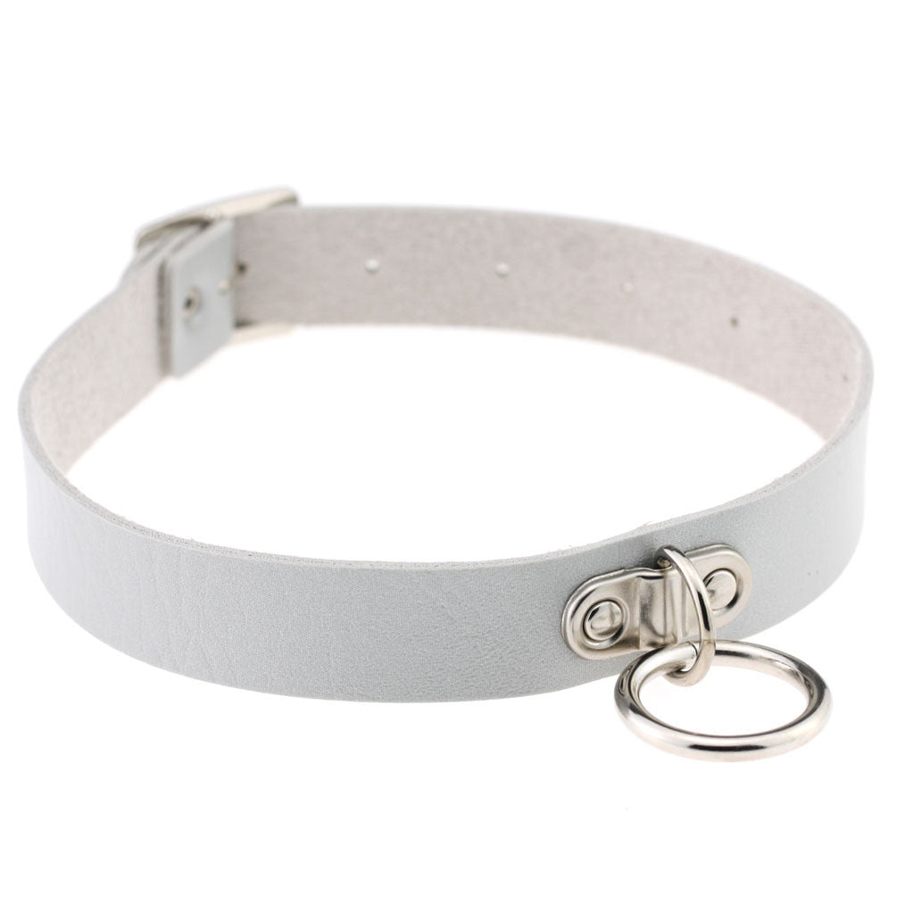 Leather Choker Necklace